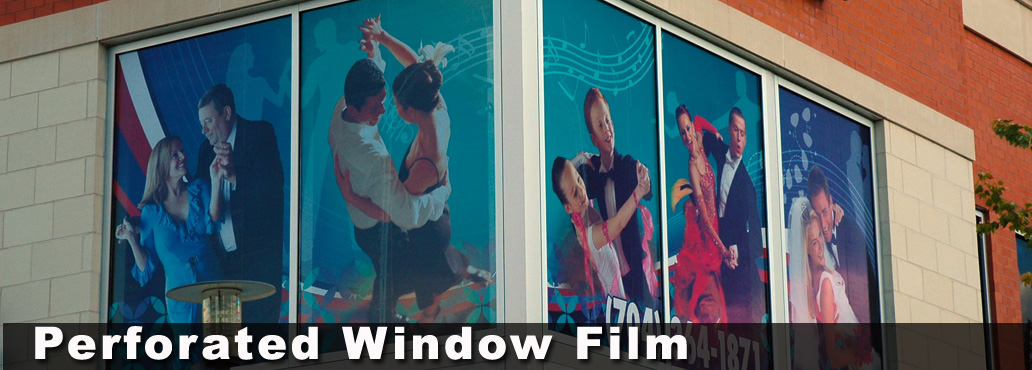 Perforated Window Graphic  Sign Printing Chula Vista